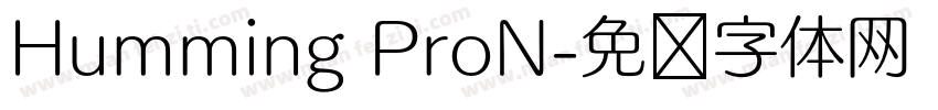 Humming ProN字体转换